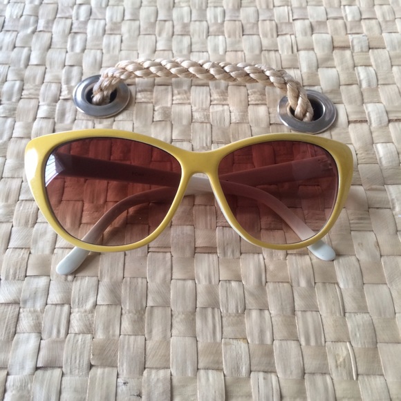 Yellow Cat Eye Sunglasses