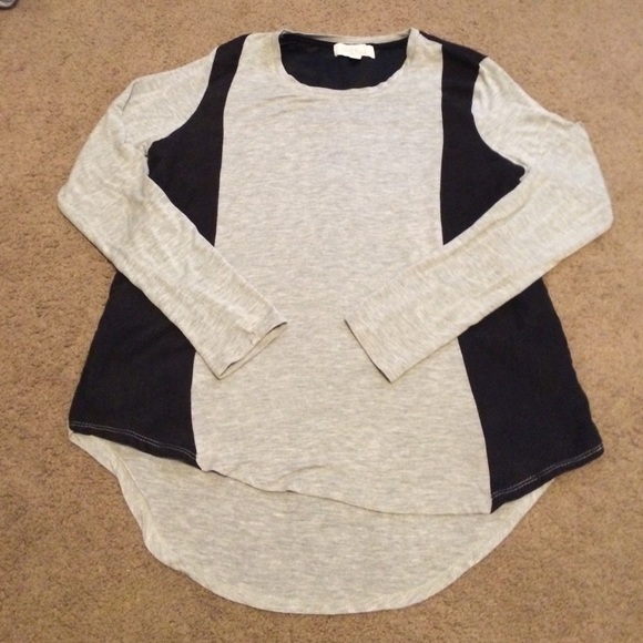 Black and Gray Shirt