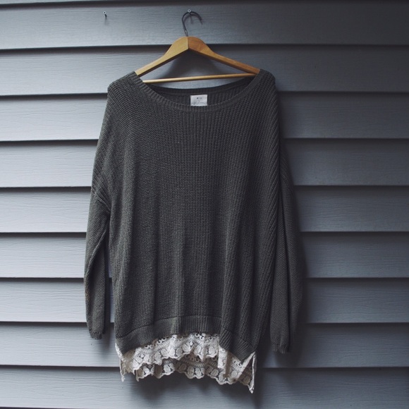 UO Lace sweater