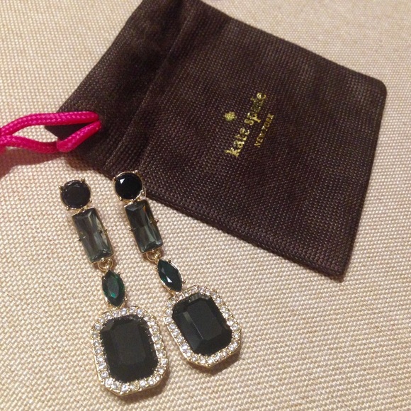 Stunning Kate Spade crystal drop earring - Picture 2 of 3