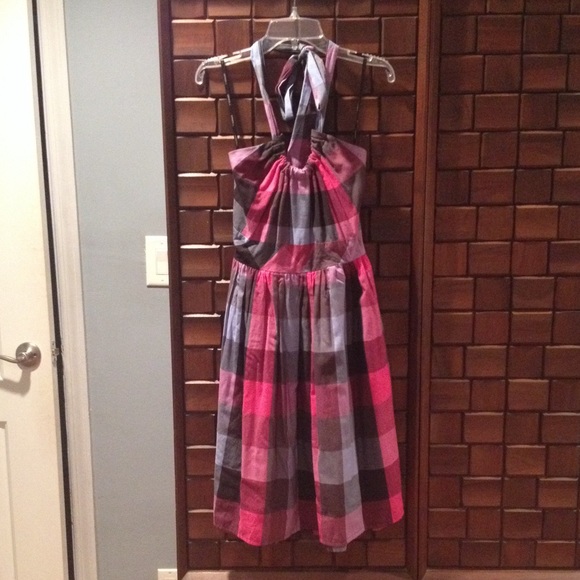 Multicolor Halter Dress