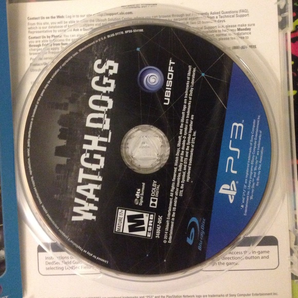 Watch dogs for PS3 PERFECT CONDITION NO SCRATCHES - Picture 2 of 3