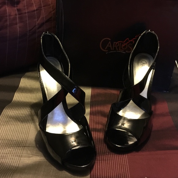 🔴Reduced🔴Carlos Santana Patent Leather Heels - Picture 2 of 4