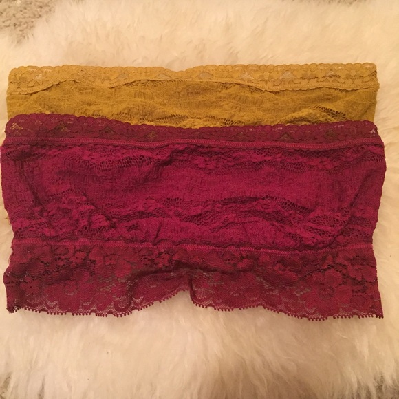 Free People Other - BUNDLE: 2 free people strapless bandeaus 💗👌🏻