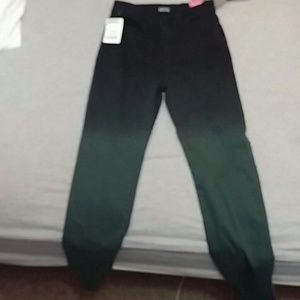 Green Ombre jeans