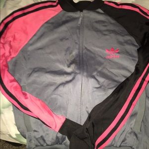 Adidas track zip up