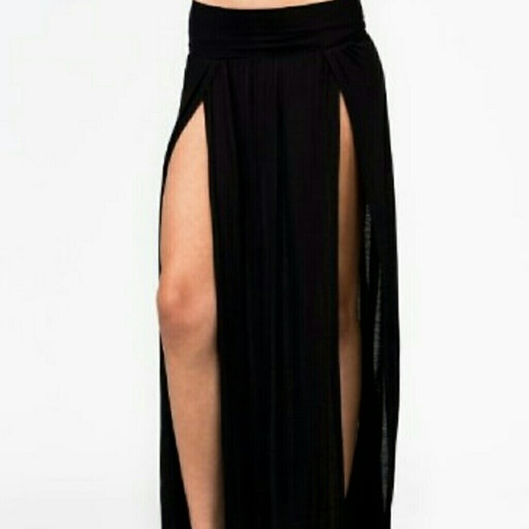 Urban Outfitters Dresses & Skirts - FINAL REDUCTION Double high slit maxi skirt
