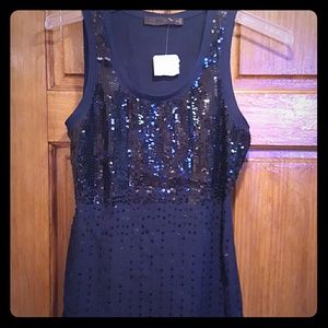 Brand new Limited Navy Sequins top