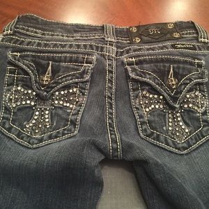 Miss Me skinny jeans black