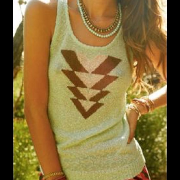 Eternal sunshine creations Tops - ETERNAL SUNSHINE CREATIONS ARROW TANK TOP SZ M