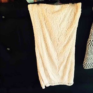 Lace pencil skirt or dress?