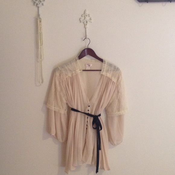 Silk & Lace Blouse