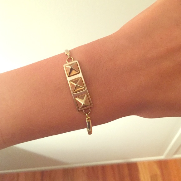 LF gold stud bracelet