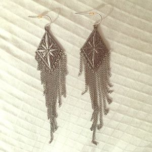 Urban Outfitters silver dangling earrings