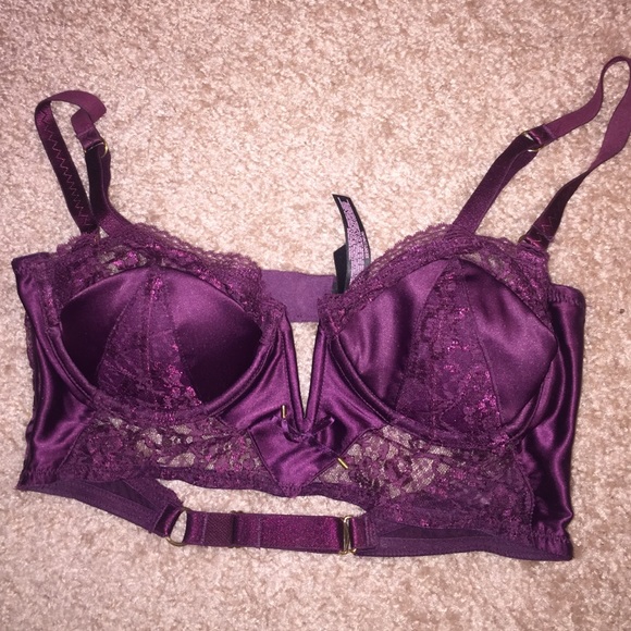 Eggplant Victoria's Secret bustier