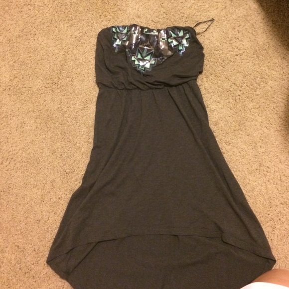 Hi low tube dress