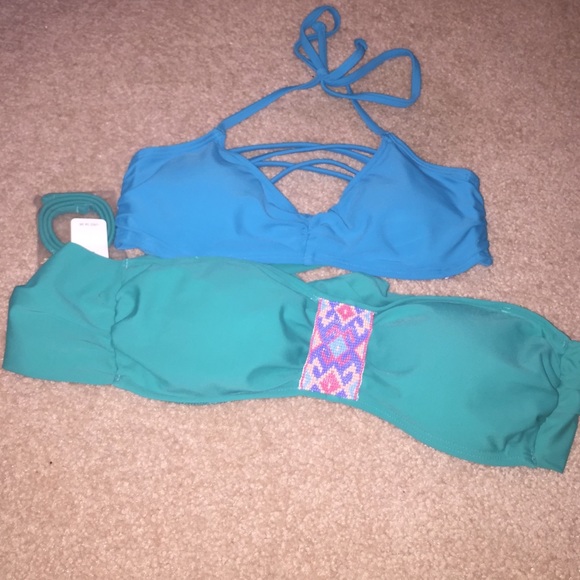 TWO new Aerie bathing suit tops!!!