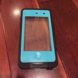 Cute blue waterproof iPod 4 case