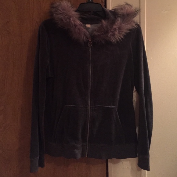 Charcoal Michael Kors zip up hoodie NWOT