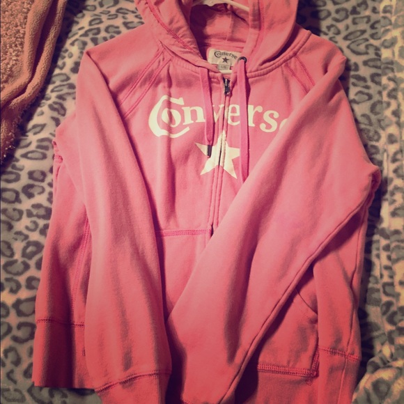 Pink Converse zip-up!