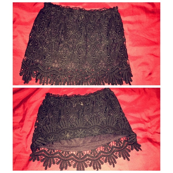 Lace/crochet summer skirt!