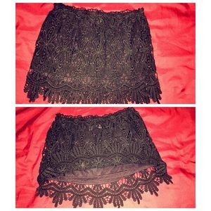 Lace/crochet summer skirt!