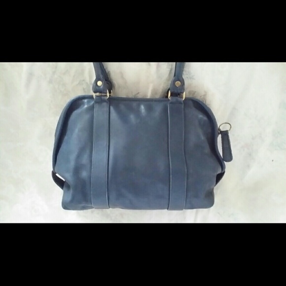 Coach Speedy Boston Doctor Dr Bag Satchel Blue