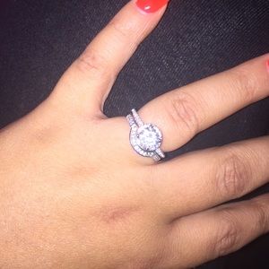 Sterling silver Brand New engagement sent