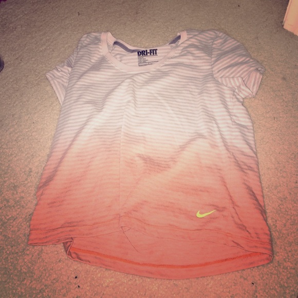 Nike DriFit crop top-ish shirt.