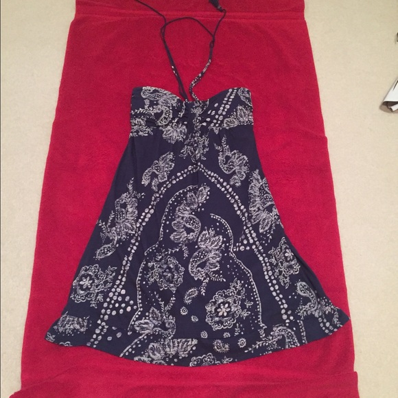 Adorable Navy American Eagle Halter Dress