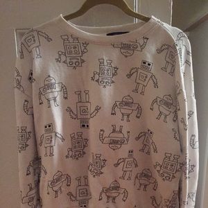 Forever 21 Robot Sweatshirt
