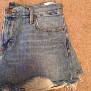 A pair of Levi's shorts