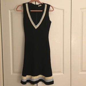 L'AGENCE V-Neck Dress