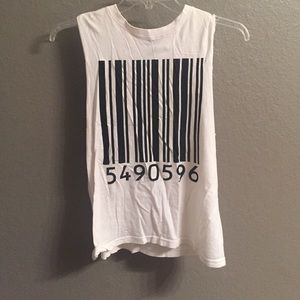 Bar Code Muscle Tank