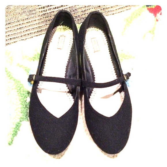 Black Urban Outfitters Mary Jane flats