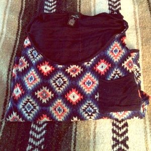 Tribal print shirt!