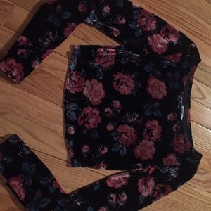 Urban Outfitters Floral Crop Top