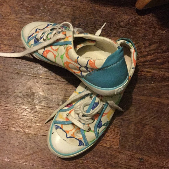 Multicolor coach sneakers - Picture 1 of 2