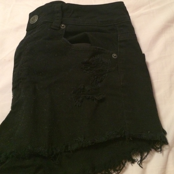 Black American eagle shorts