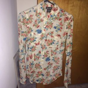 floral button down