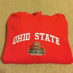 Red Ohio State Hoodie