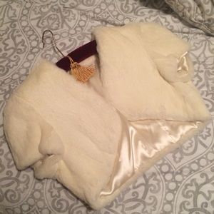 100% Real Rabbit Fur Stole