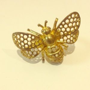 🐝Gold Handmade Adjustable Bee Ring🐝