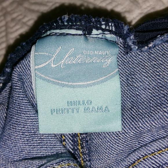 Old Navy "Hello Pretty Mama" maternity jeans - Picture 4 of 4