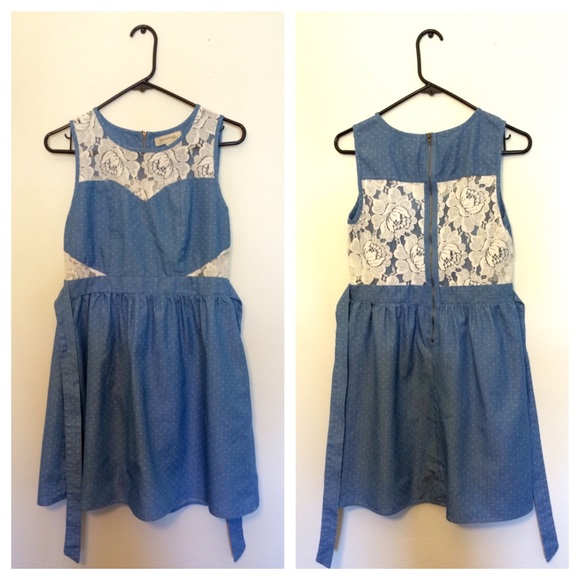 Polka Dot Lace Dress