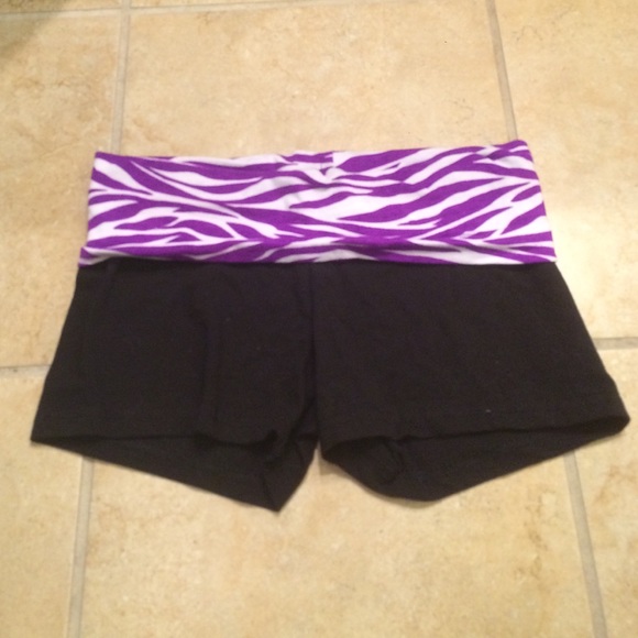 Zebra Yoga Shorts