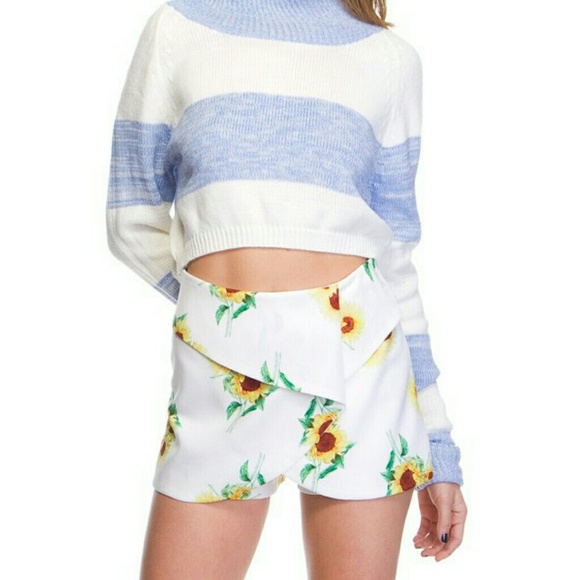 LF Pants - NEW LF Sunflower print envelope skort