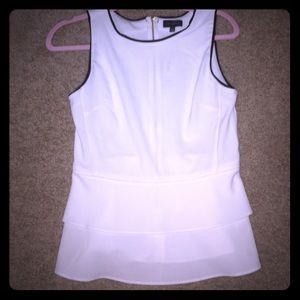 White peplum The Limited work top!