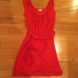Red LOFT dress
