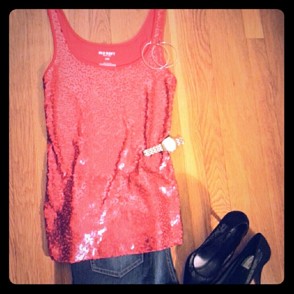 NWT Sequin Tank Top